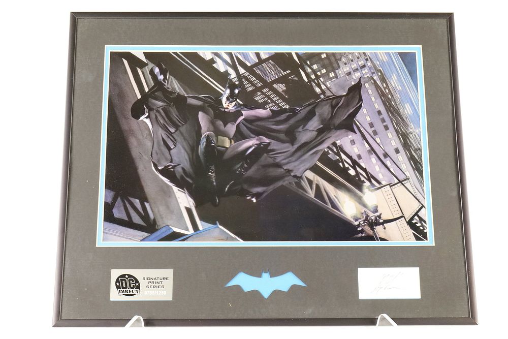 Lot 431: DC Direct Alex Ross Batman "War on Crime" Framed Art Print