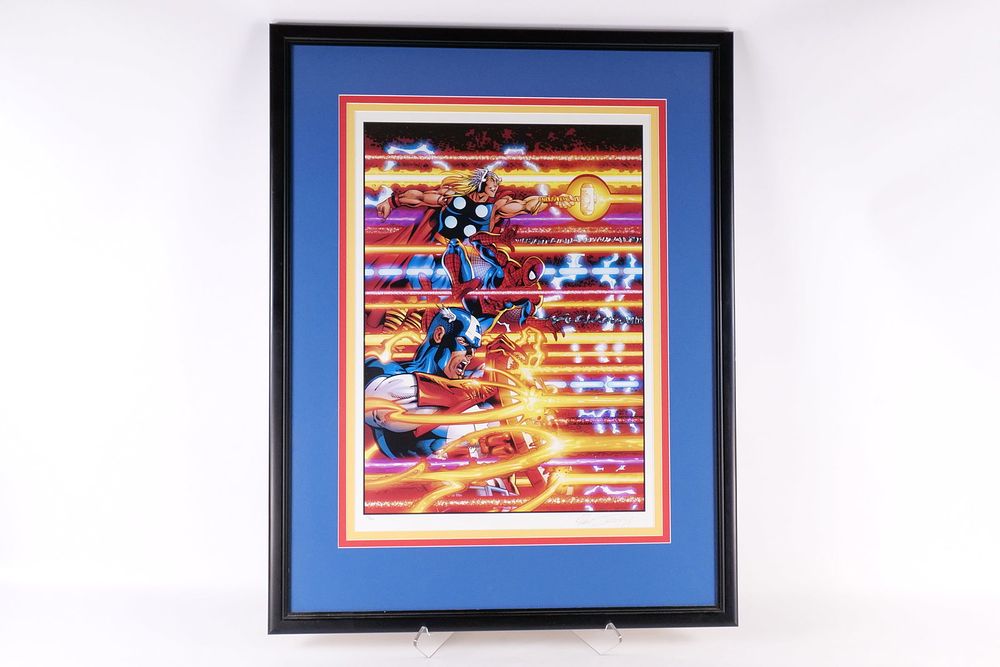 Lot 440: Marvel Comics Fine Art Lithograph - Signed by Dan Jurgens