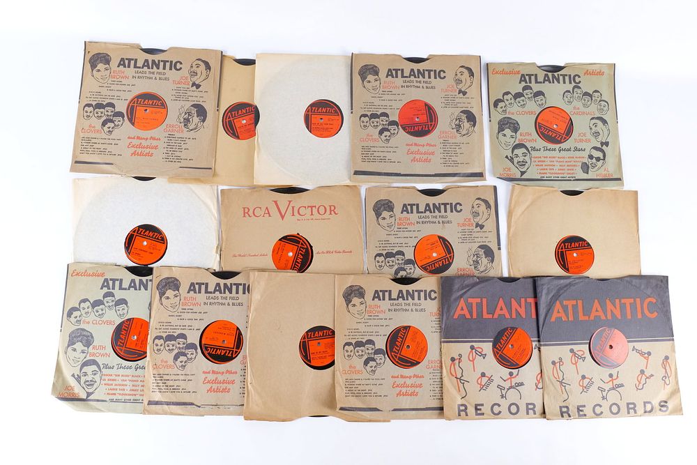 Lot 451: Lot of 15 Vintage 78 RPM Vinyl Records - Atlantic Records