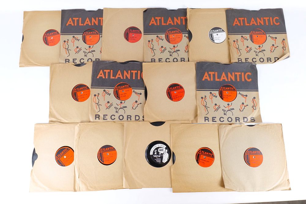Lot 454: Lot of 15 Vintage 78 RPM Vinyl Records - Atlantic Records