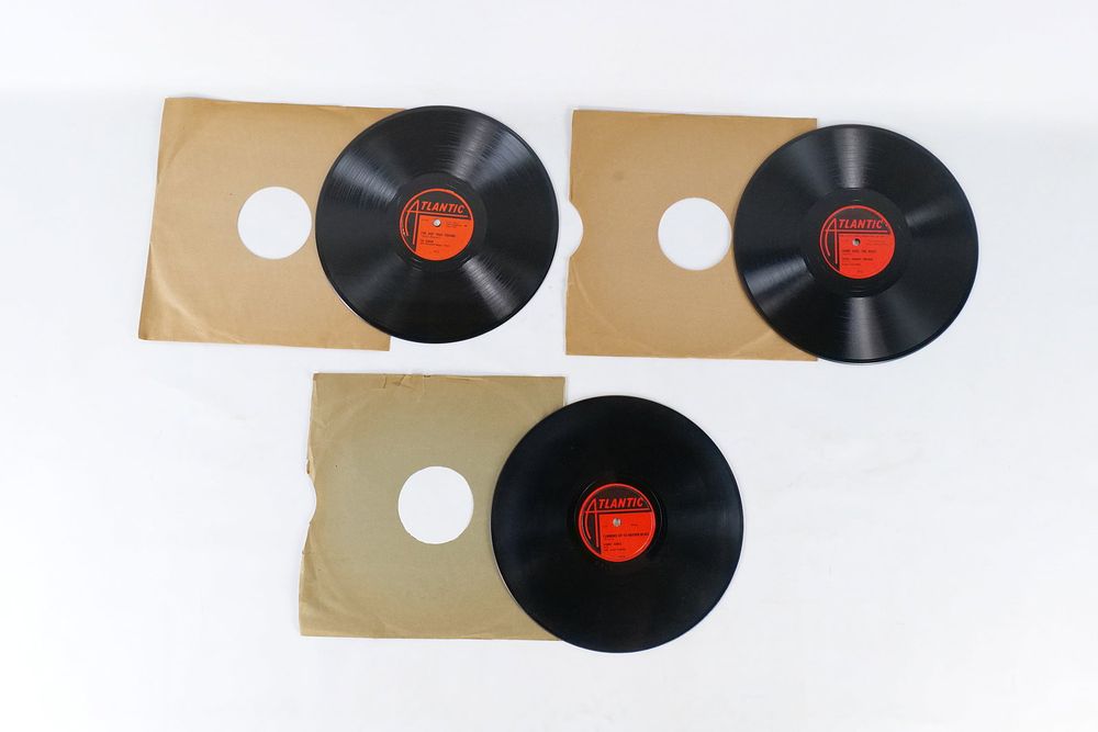 Lot 458: Lot of 3 Vintage Atlantic Records 78 RPM's