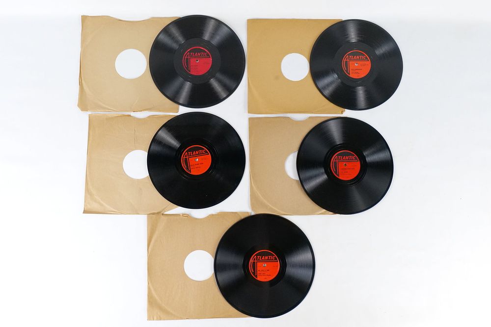 Lot 460: Lot of 5 Vintage Atlantic Records 78 RPM's