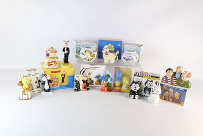 Lot of Pop Culture Kitchenware Items. Including Alice in Wonderland Creamer and Sugar, Blondie 