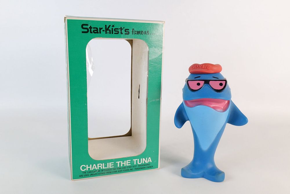 Lot 252: Vintage Star-Kist Charlie the Tuna Squeezable Figure
