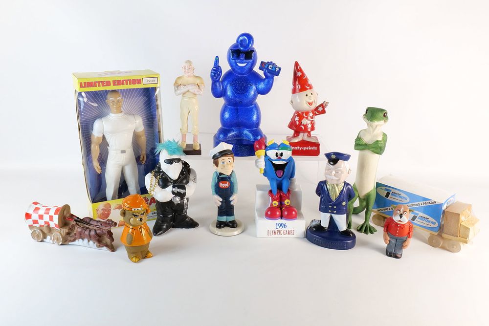 Lot 266: Group Lot of Various Advertising Collectibles