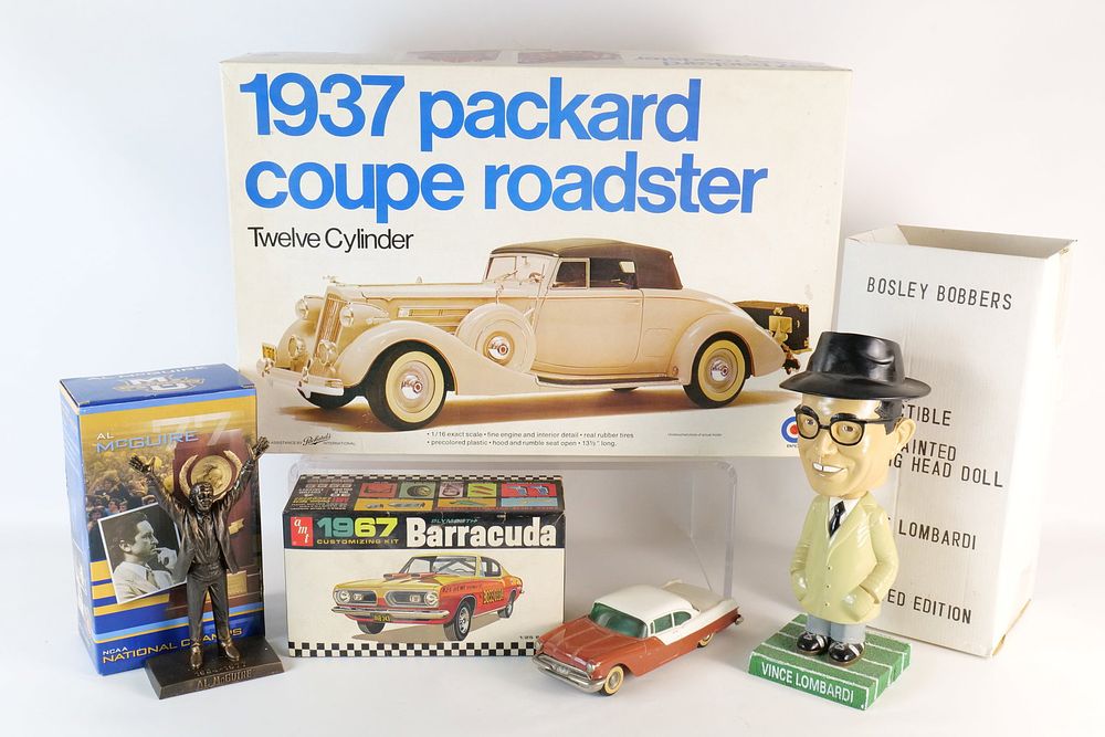 Lot 288: Lot of Sports and Car Related Collectibles
