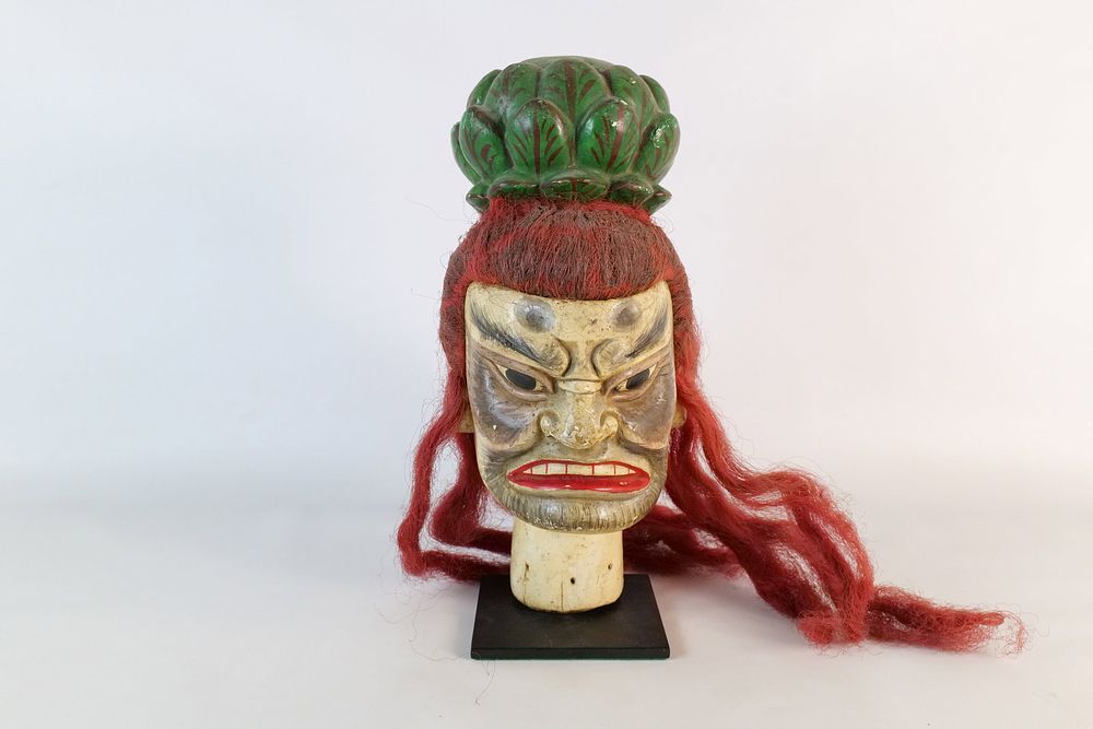 Lot 309: Vintage Japanese Bunraku / Ningyo Joruri Puppet Head