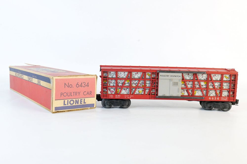 Lot 224: Vintage Lionel 0/27 Postwar Poultry Car Dispatch #6434