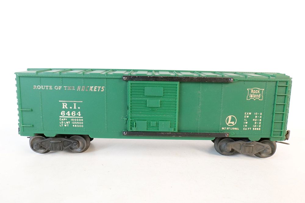 Lot 293: Vintage Lionel 0/27 Postwar Rock Island Box Car #6464