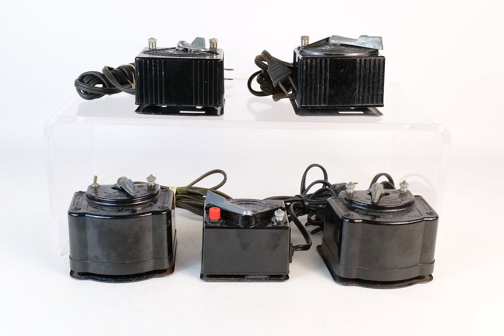 Lot 374: Lot of (5) Vintage Lionel 0/27 Postwar Transformers