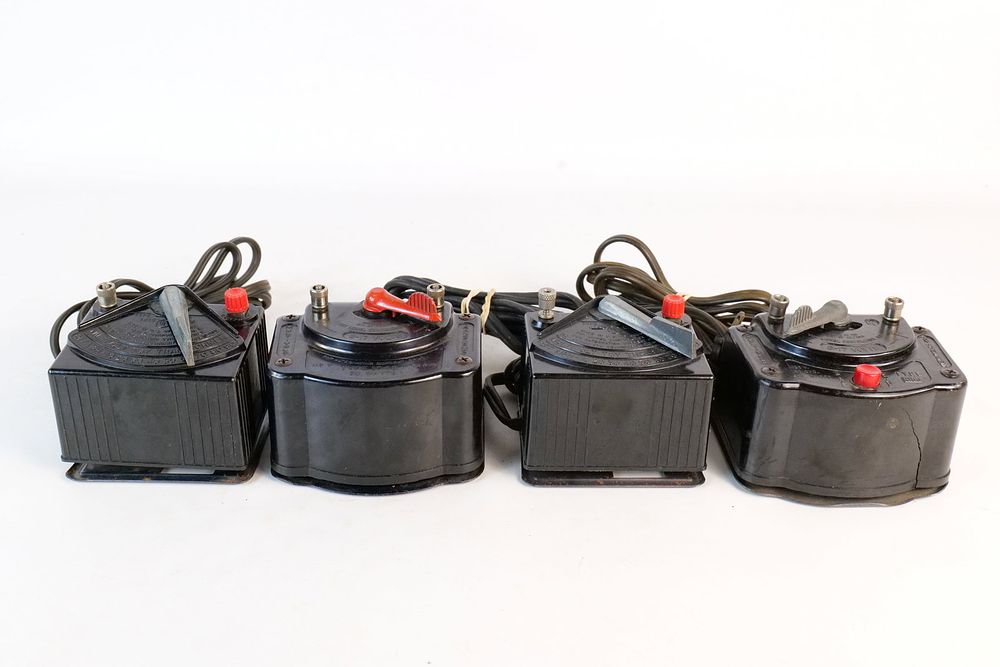Lot 377: Lot of (4) Vintage Lionel 0/27 Postwar Transformers