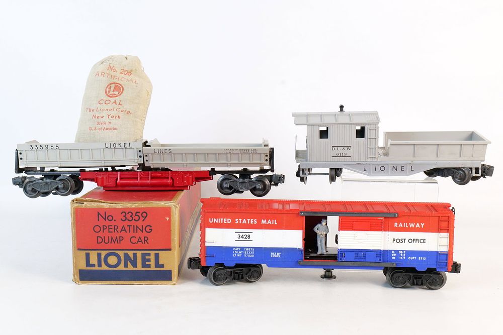 Lot 380: Lot of (3) Vintage Lionel 0/27 Postwar Trains
