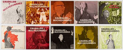 10 discos LP de Caudillos. Gir&oacute;n Barrios, Jorge Eduardo 10 discos LP de 33 RPM de la serie 