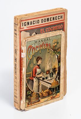 Manual cocinera, S. Calleja, 1901. Domenech, Ignacio El cocinero americano. Recetas pr&aacute;cticas 