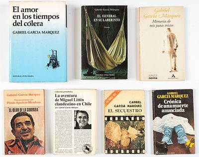 1eras ediciones Gabo. Garc&iacute;a M&aacute;rquez, Gabriel Colecci&oacute;n de primeras ediciones de Gabriel Garc&iacute;a 