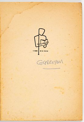 La hojarasca, c. 1956. Firmada. Garc&iacute;a M&aacute;rquez, Gabriel [Ed. firmada] La hojarasca Editora 