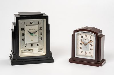 Par de relojes art d&eacute;co. Hammond - Jaz. Par de relojes art d&eacute;co Hammond - Jaz Francia - EE.UU. 