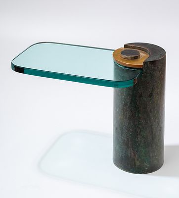 Mesa auxiliar cantilever. De Karl Springer. Mesa auxiliar cantilever De Karl Springer EE.UU. 