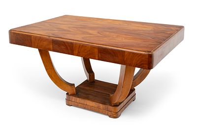 Mesa de comedor art d&eacute;co. Mesa de comedor art d&eacute;co Colombia, d&eacute;cada de 1930 Caoba Tapa 