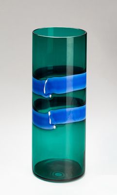 Jarr&oacute;n taza “A Fasce”. De Fulvio Bianconi para Venini. Jarr&oacute;n taza “A Fasce” De Fulvio Bianconi 