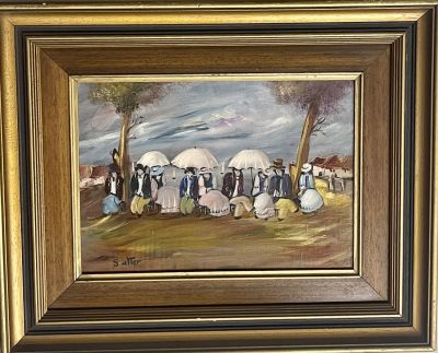 Shlomo Alter - Oil on French canvas 35X25 signed and framed