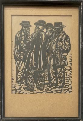Evžen Morvay, 1902-1945 - ״Exchange Of Views״ Evžen Morvay, Grafika, 20 původn&iacute;ch linoleorytů 1938. 