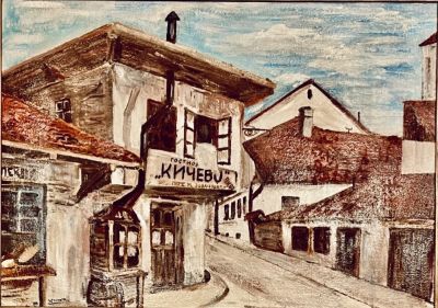 Hava Pressburger Ginz - painted a Holocaust survivor. her brother Peter Ginz perished in the 