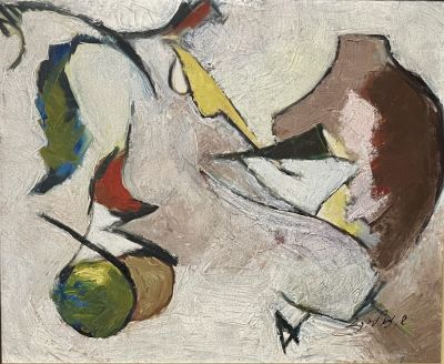 Shlomo Eliraz - Oil on canvas 57X46 signed and framed