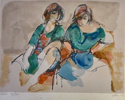 Ruth Schloss - Lithograph 50X40 signed in pencil and numbered