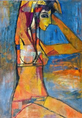 Marc MONKOWICKI (1929-2010) - Oil on canvas 92X65 signed in the frame