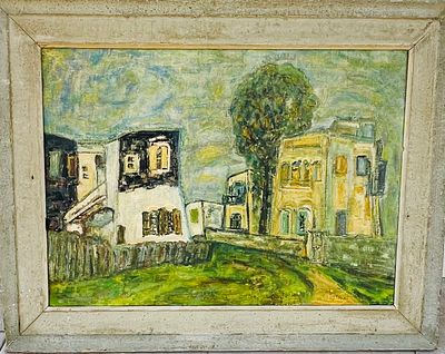 יצחק קלסקי - Oil on canvas 69X50 signed and framed
