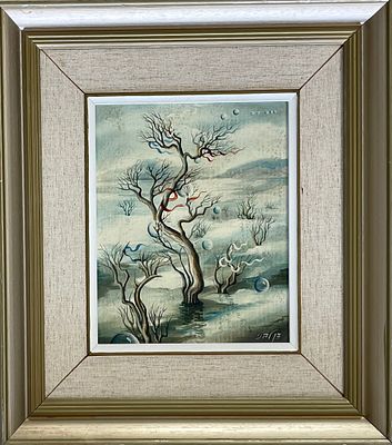 Dan Livni - Oil on canvas mounted on cardboard 24X20, signed and framed