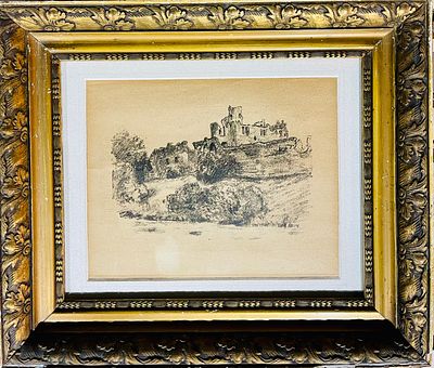 Hermann Struck 1876-1944 - Etching, 25X20 signed in pencil, limited edition, numbered 7/35, framed