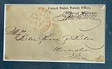 Rare set of 3 official envelopes from the United States Patent Office, 1840s 
Three original Image - 5