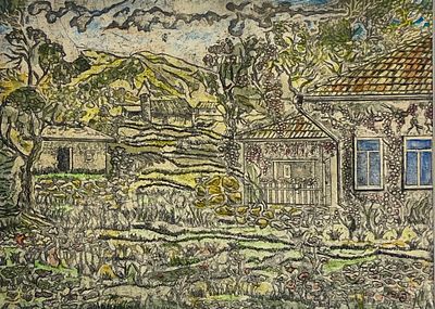 Unidentified artist - Watercolor 35X25 signed