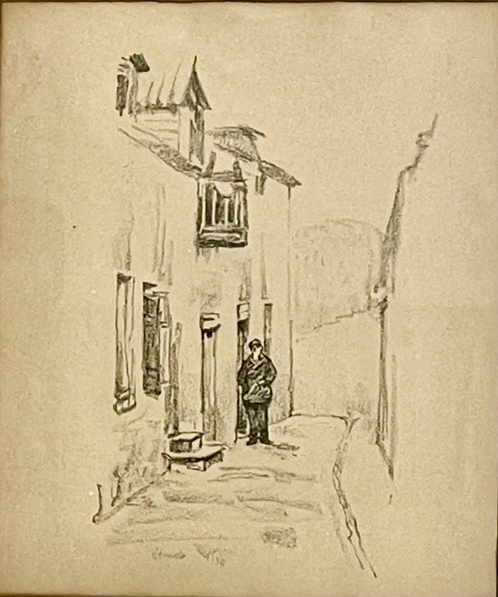 Hermann Struck (1876-1944) - Signed and framed 18X21 etching