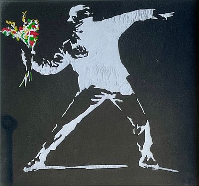 Unidentified artist - Oil on canvas 30X28 framed