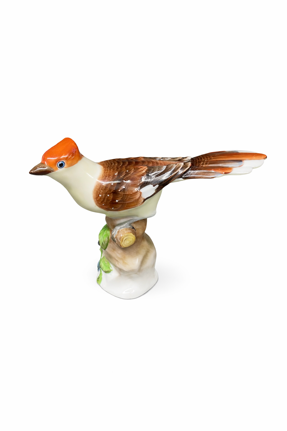 Herend Hungary - cuckoo. Handmade porcelain figurine Herend Hungary, height 14 cm.