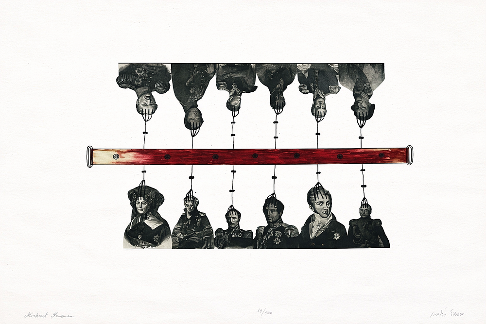 Michael Grobman - Lithograph, 55X75 cm, signed and numbered 64/150