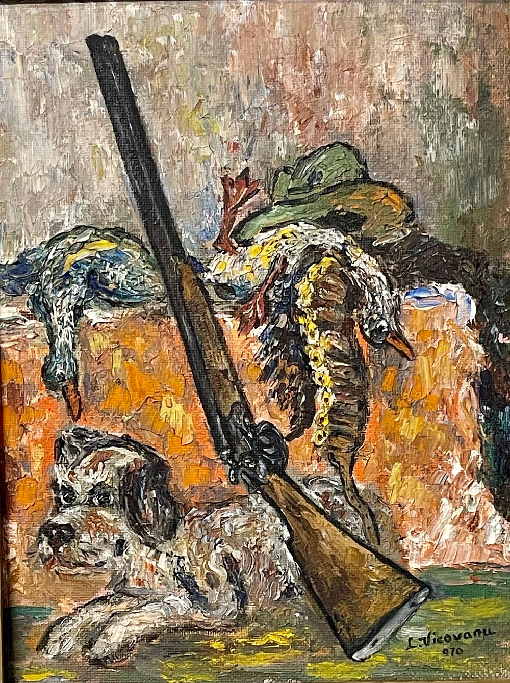 Unidentified artist - Oil on canvas, signed and framed