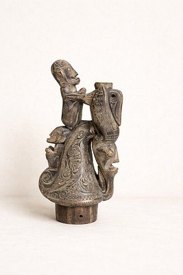 Wooden statue height 18