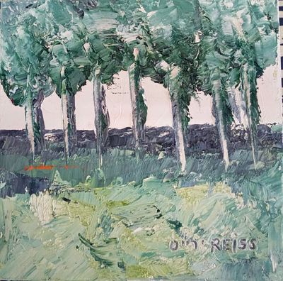 ישראל רייס - שמן על בד 20x20 חתום