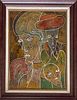 Alexander (Sacha) Putov (Russian - French, 1940-2008) - Oil on masonite 55X40 signed and framedImage - 1