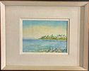 Dov Kalman (Israeli, born Vienna 1939) - Oil on cardboard 17X12, signed and framedImage - 1
