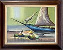 Unidentified artist - Oil on canvas 60X45 signed and framedImage - 1