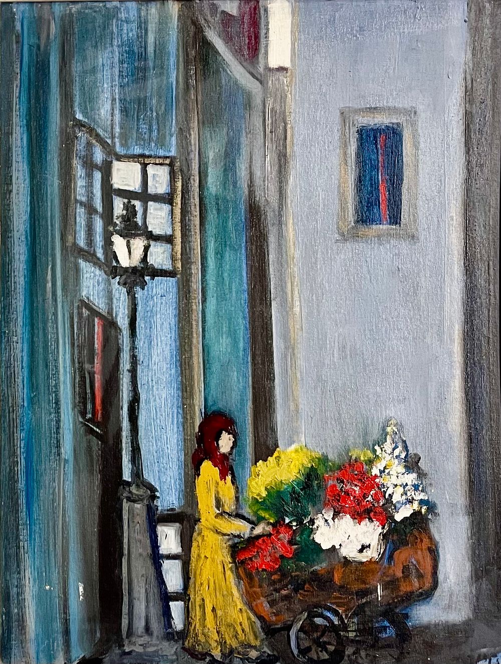 Melita Schiffer - Oil on canvas mounted on cardboard 45X60 signed and framed