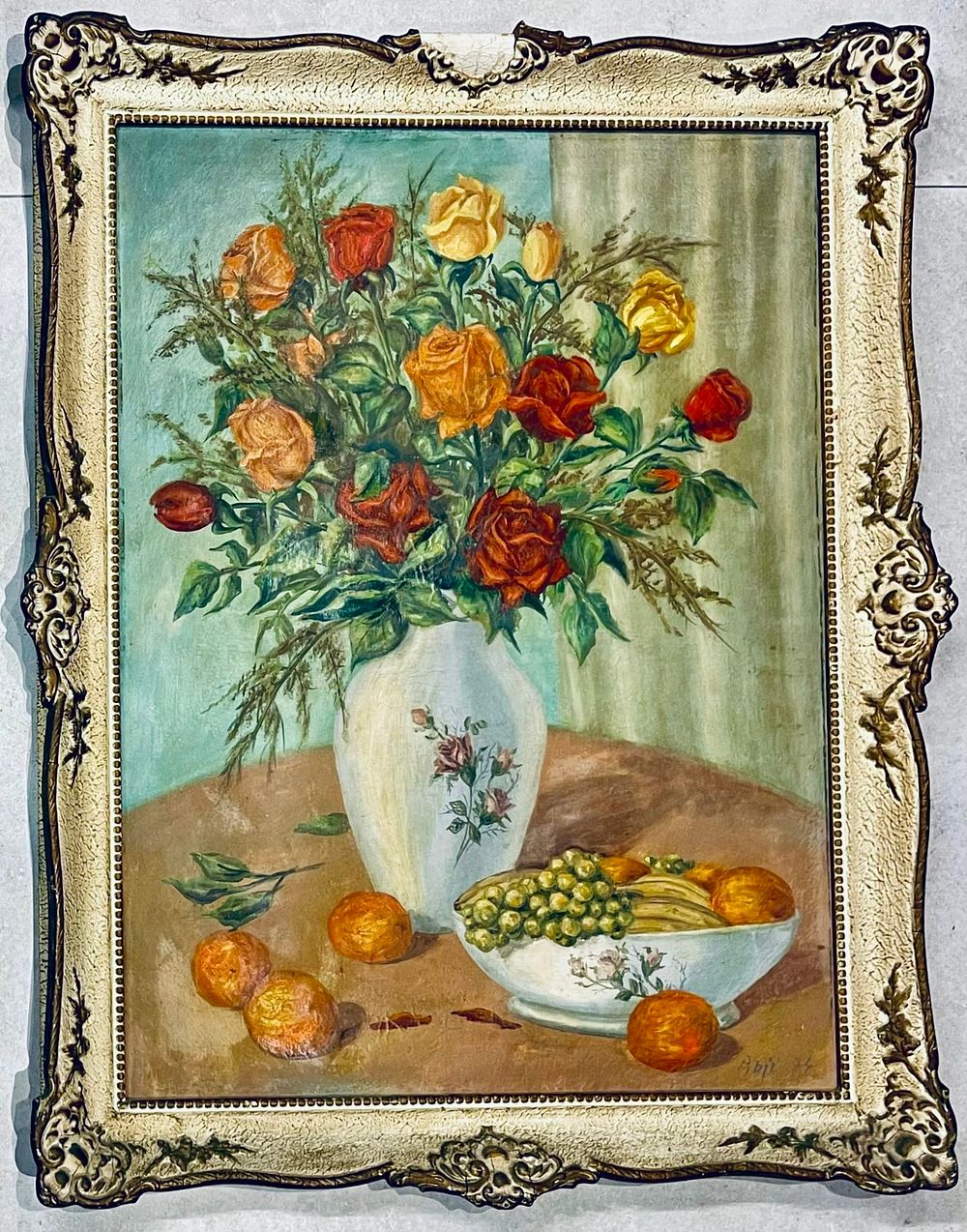 Unidentified artist - Oil on canvas 70X90 signed and framed 
Old and quality work