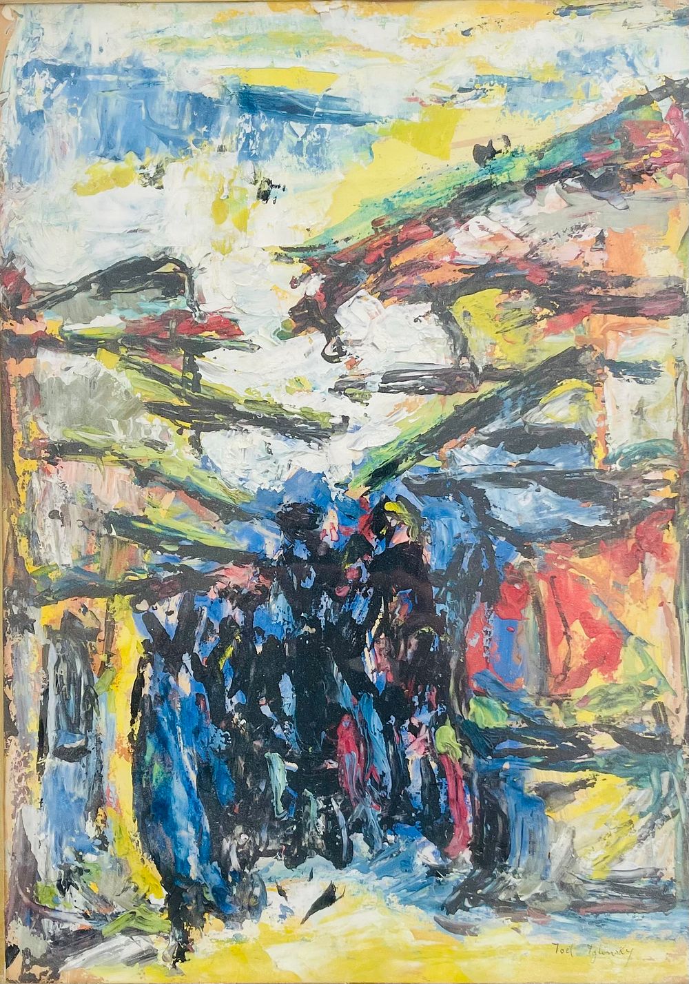 Joel IGLINSKY - It is rare for works by the artist to come up for auction, oil and watercolor on 