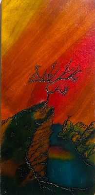 Nadav Parzanchevski - exciting! 
Lichtenberg on wood 45X38 signed 
Nadav Parzanchevski developed a 
