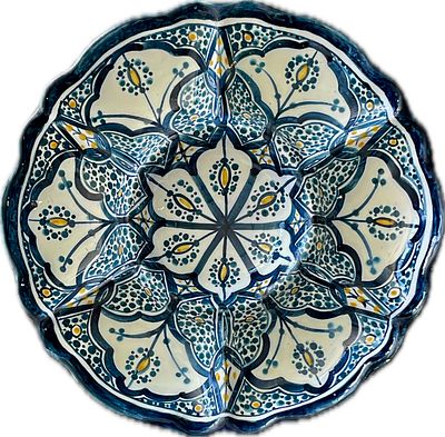 Ceramic bowl made by "Beit Jamal", diameter 28
